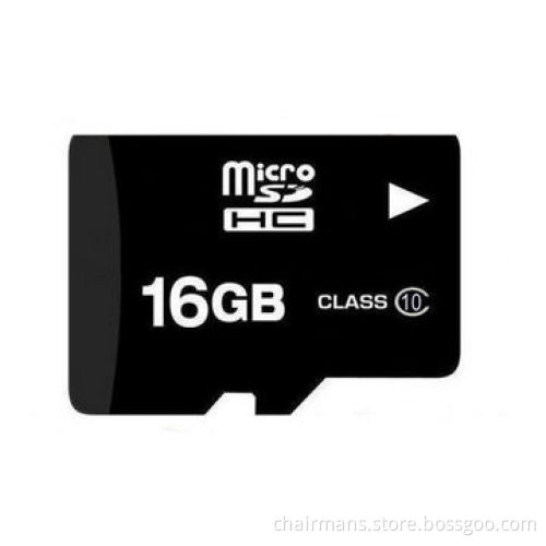MicroSD card, 1-128GB available